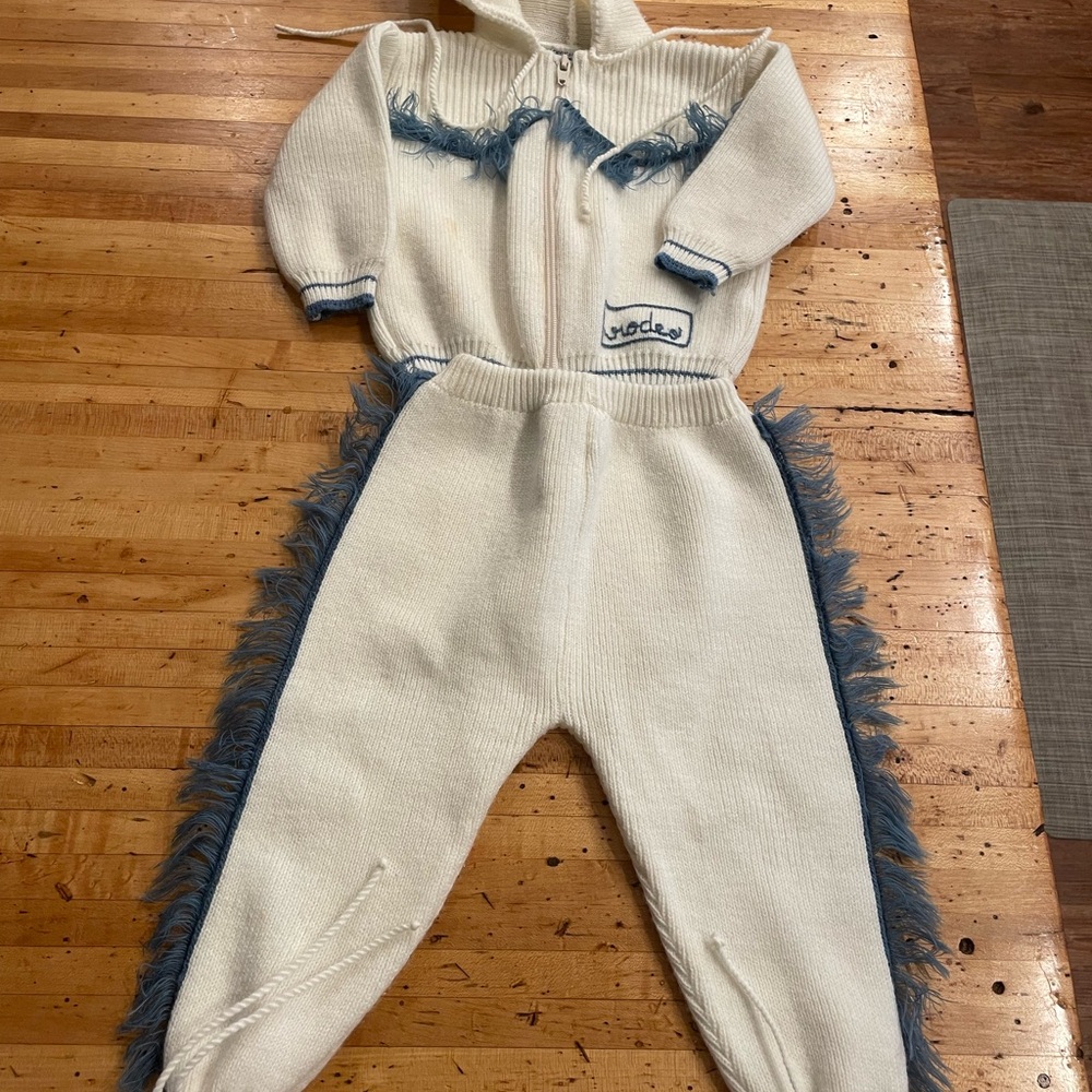 Rodeo sweater set friemanit xl so probably 12-18 months VINTAGE